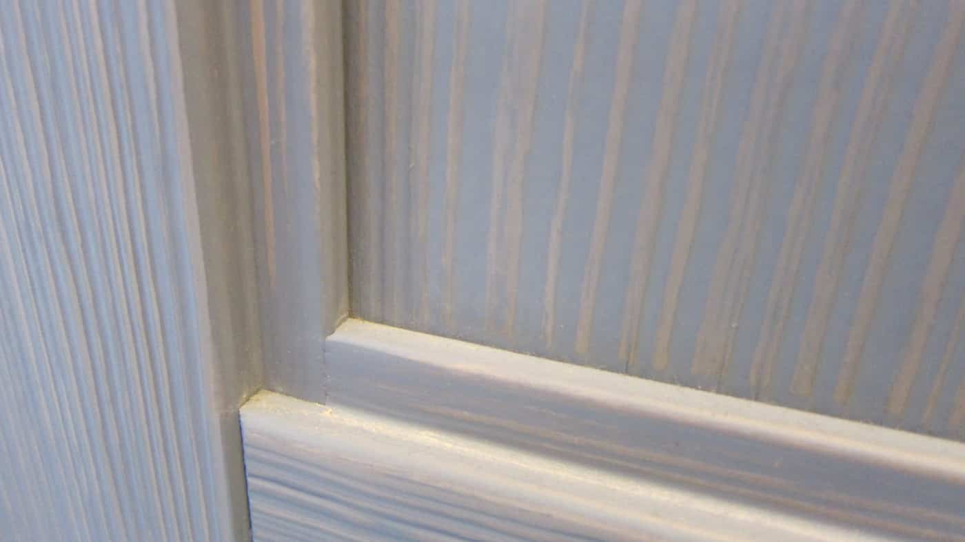 μπλε yellowpine ξυλινη πορτα λεπτομερειες