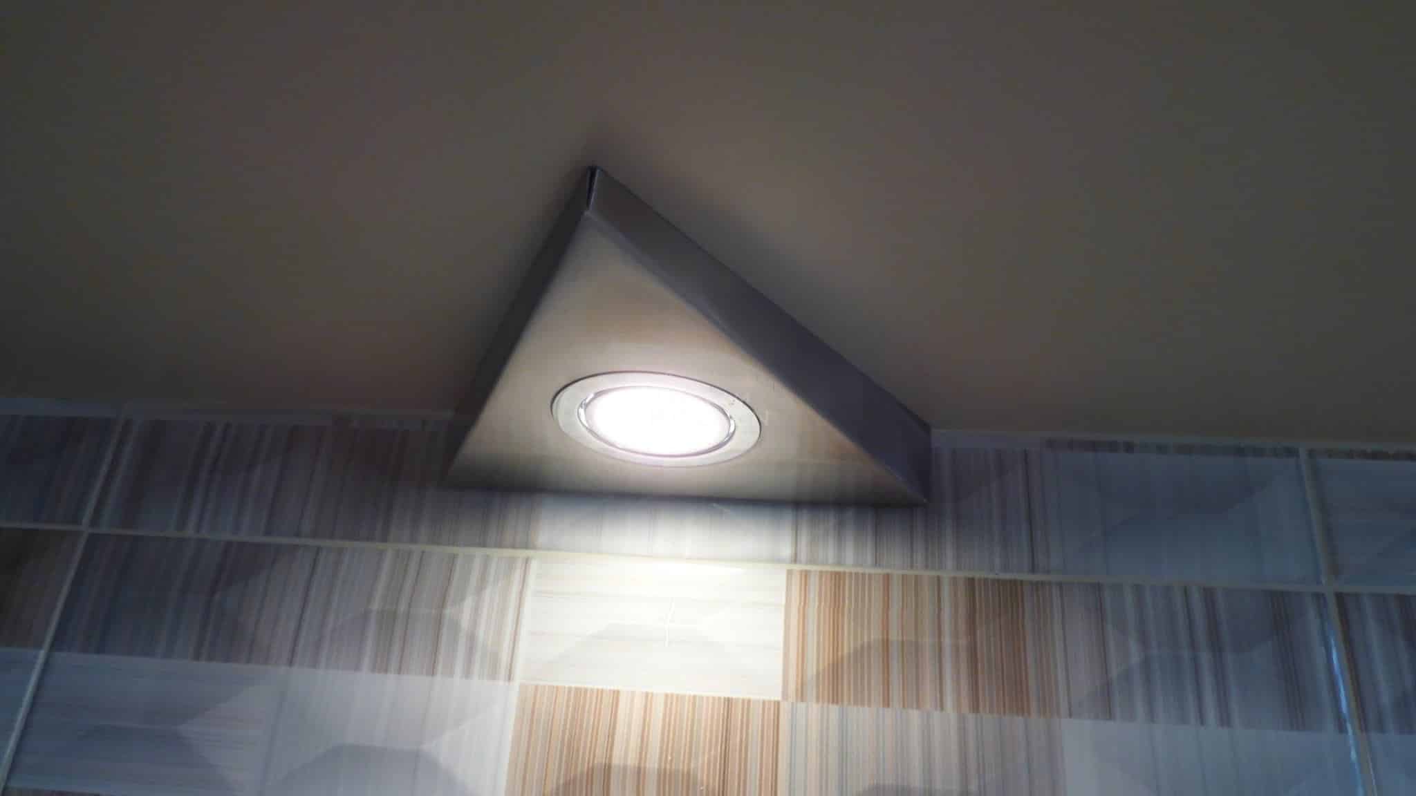 Φωτισμος LED Επιπλα Κουζινας Βακελιτη με Ταμπλα σε καφέ αποχρωση 30