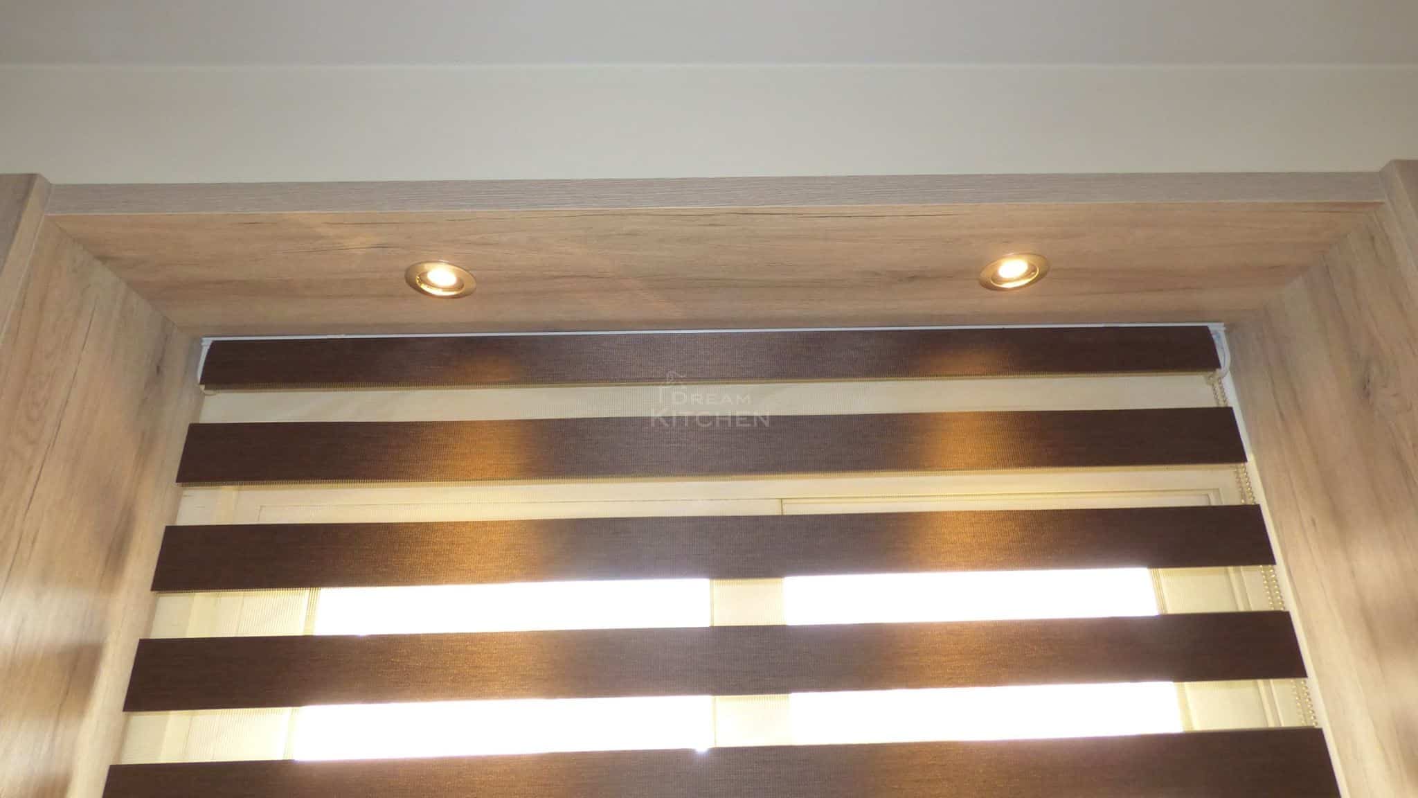 Φωτισμος LED Επιπλα Κουζινας Βακελιτη με Ταμπλα σε καφέ αποχρωση 31