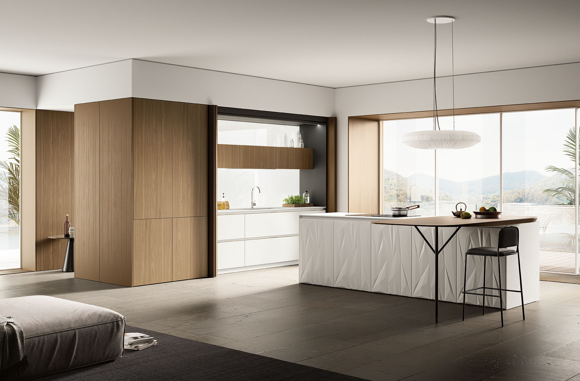 Febal — FebalCasa Cucina Moderna Origina AntaProfiloAlluminio Vol1 Compo4d