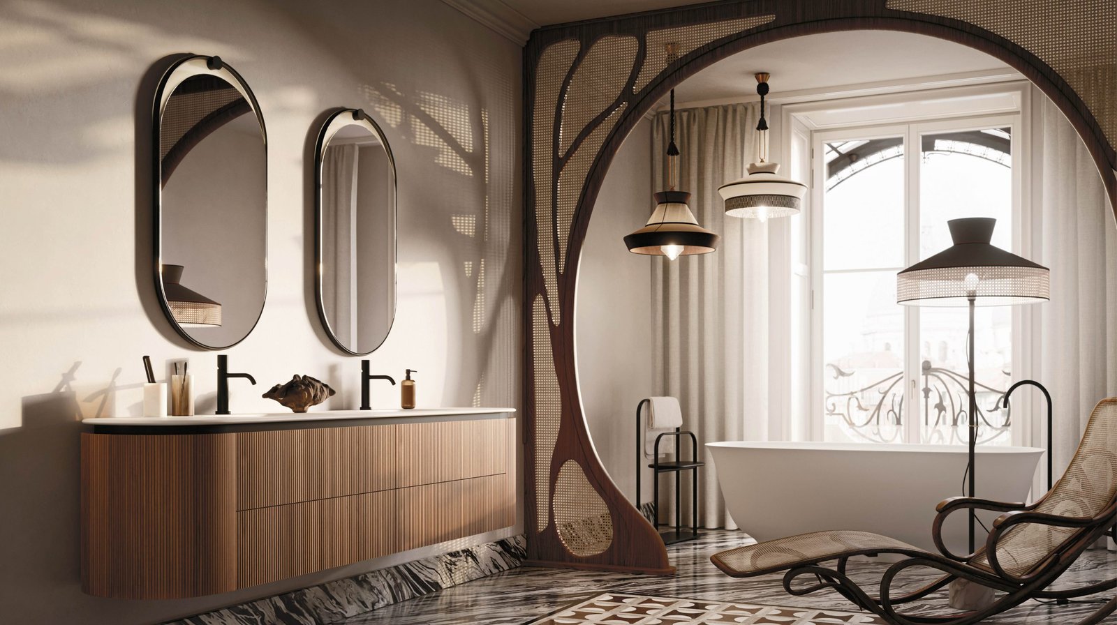 Arbi Almond — Veneer with tree & daylight