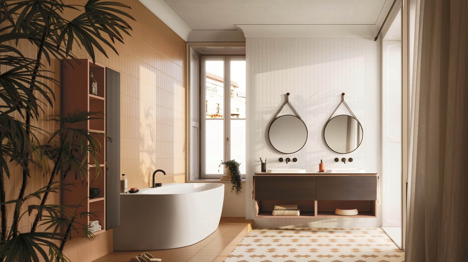 Arbi Ho.me Plus 45 — Double basin in warm tones