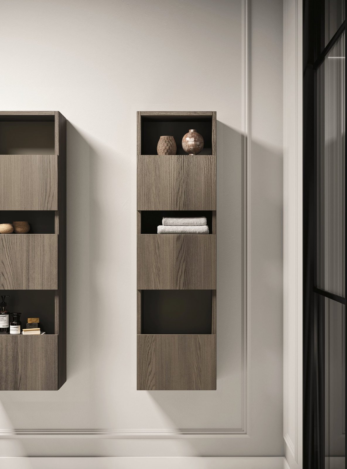 Arbi Ho.me Plus Curvo — Open storage columns