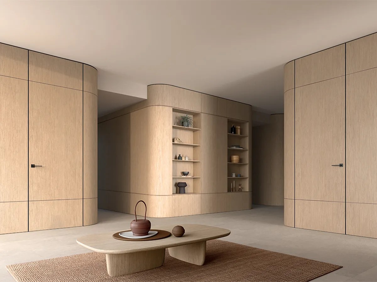 Barausse Flush-to-wall doors — Another view