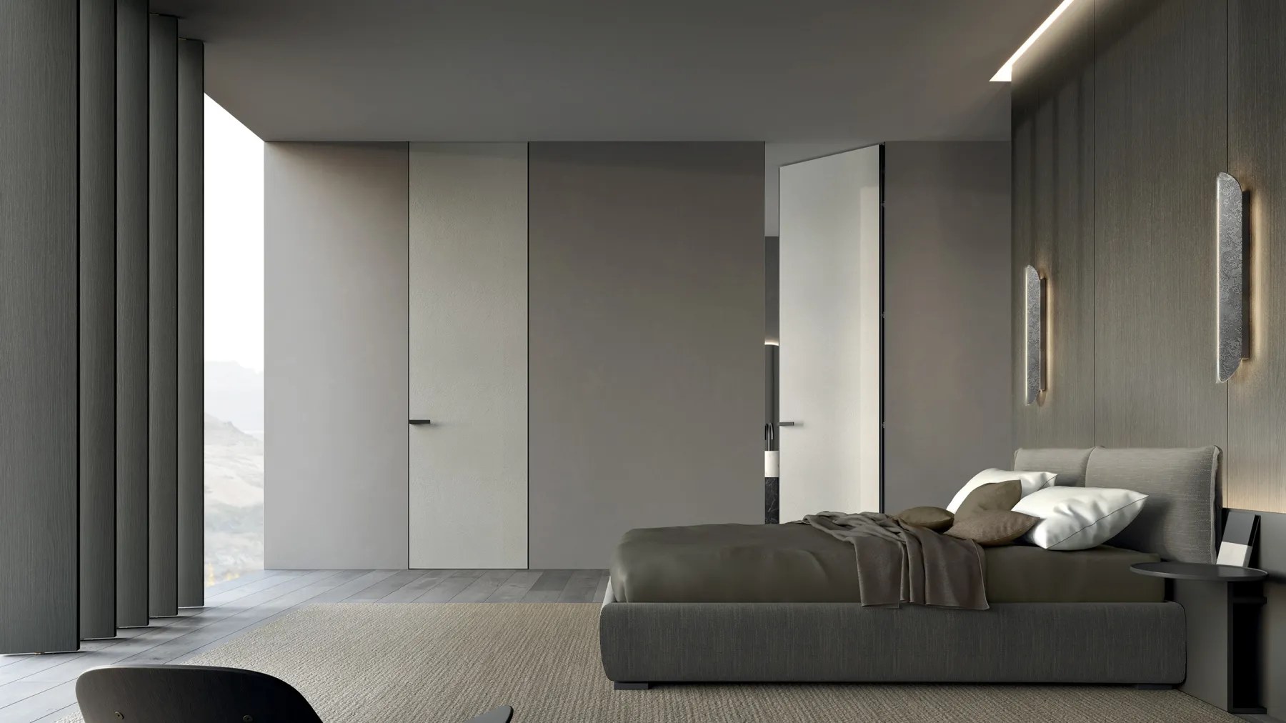 Barausse Flush-to-wall doors — detail