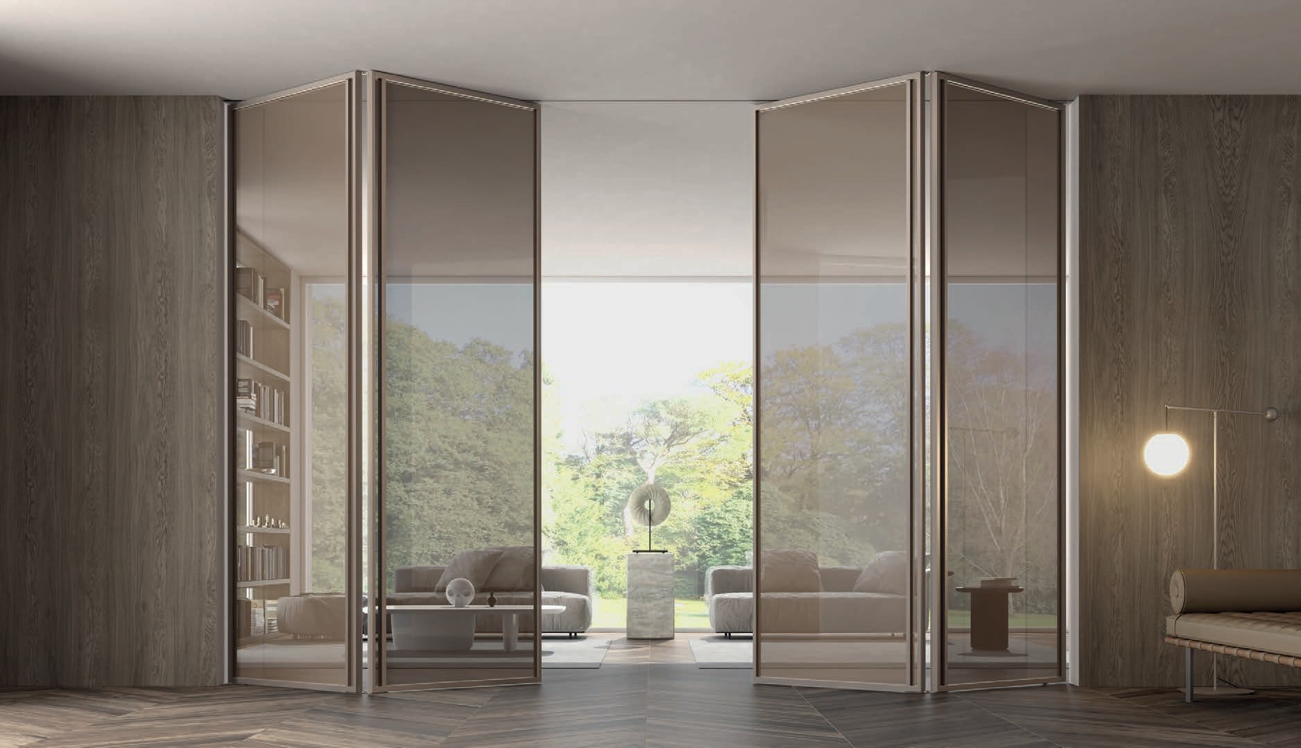 Barausse Glass doors — Another view