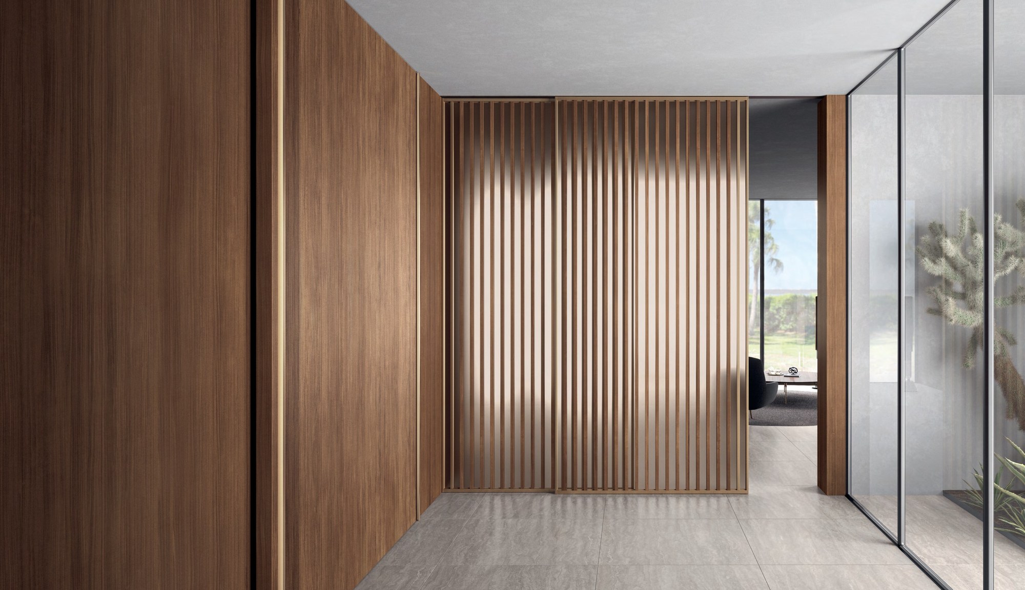 Barausse Glass doors — Glass doors catalogue scene
