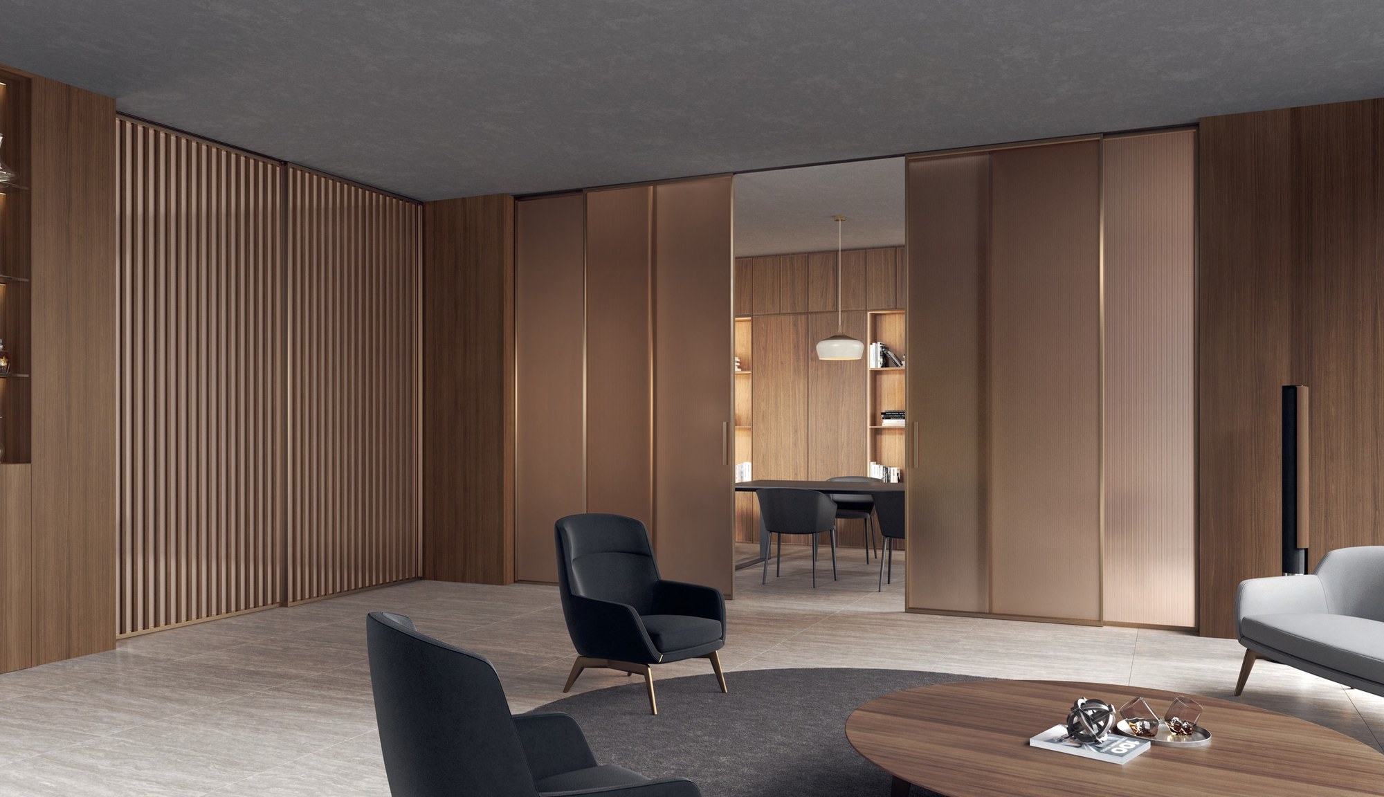 Barausse Glass doors — Glass doors in natural light