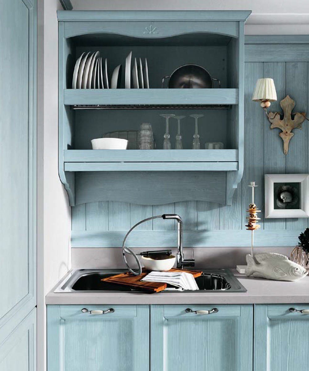 Callesella Arredamenti Cucina Everyday Anice Talcato — Πιατοθήκη