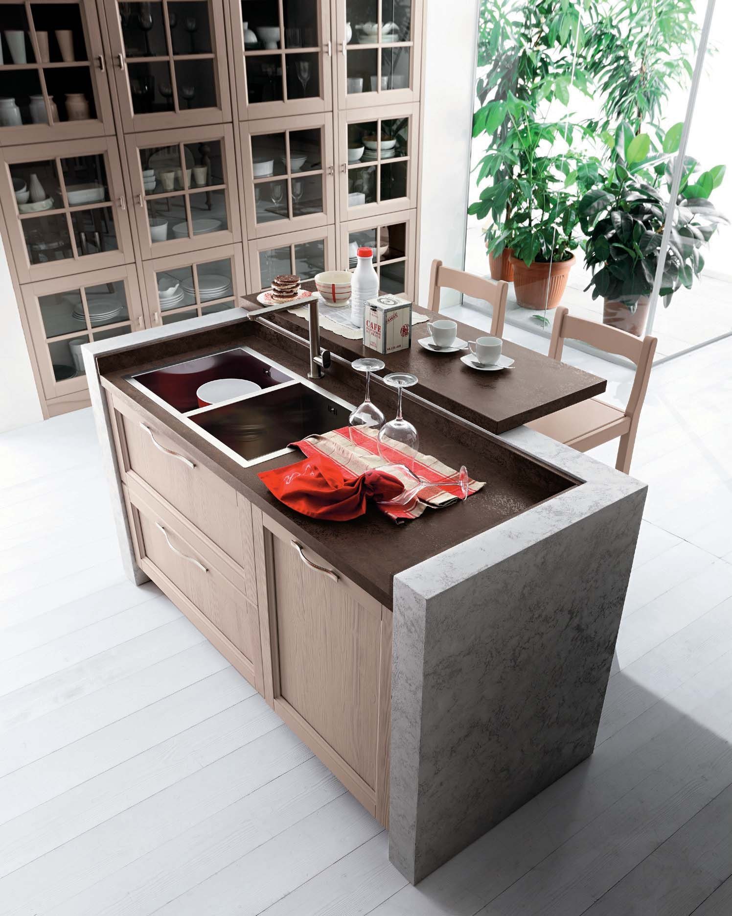 Callesella Arredamenti Cucina Everyday Tortora e Amarena — Η Νησίδα