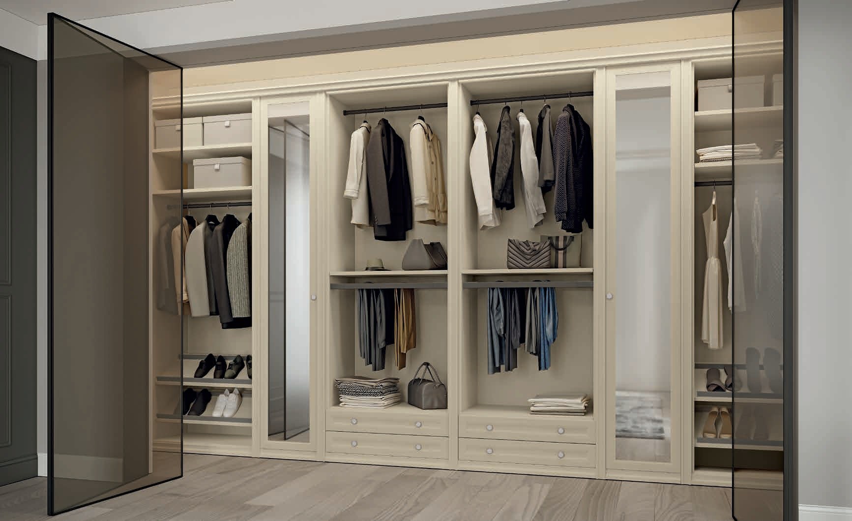 Febal Casa Arcadia Mezzanotte Classico · AM014 — Open Shelves