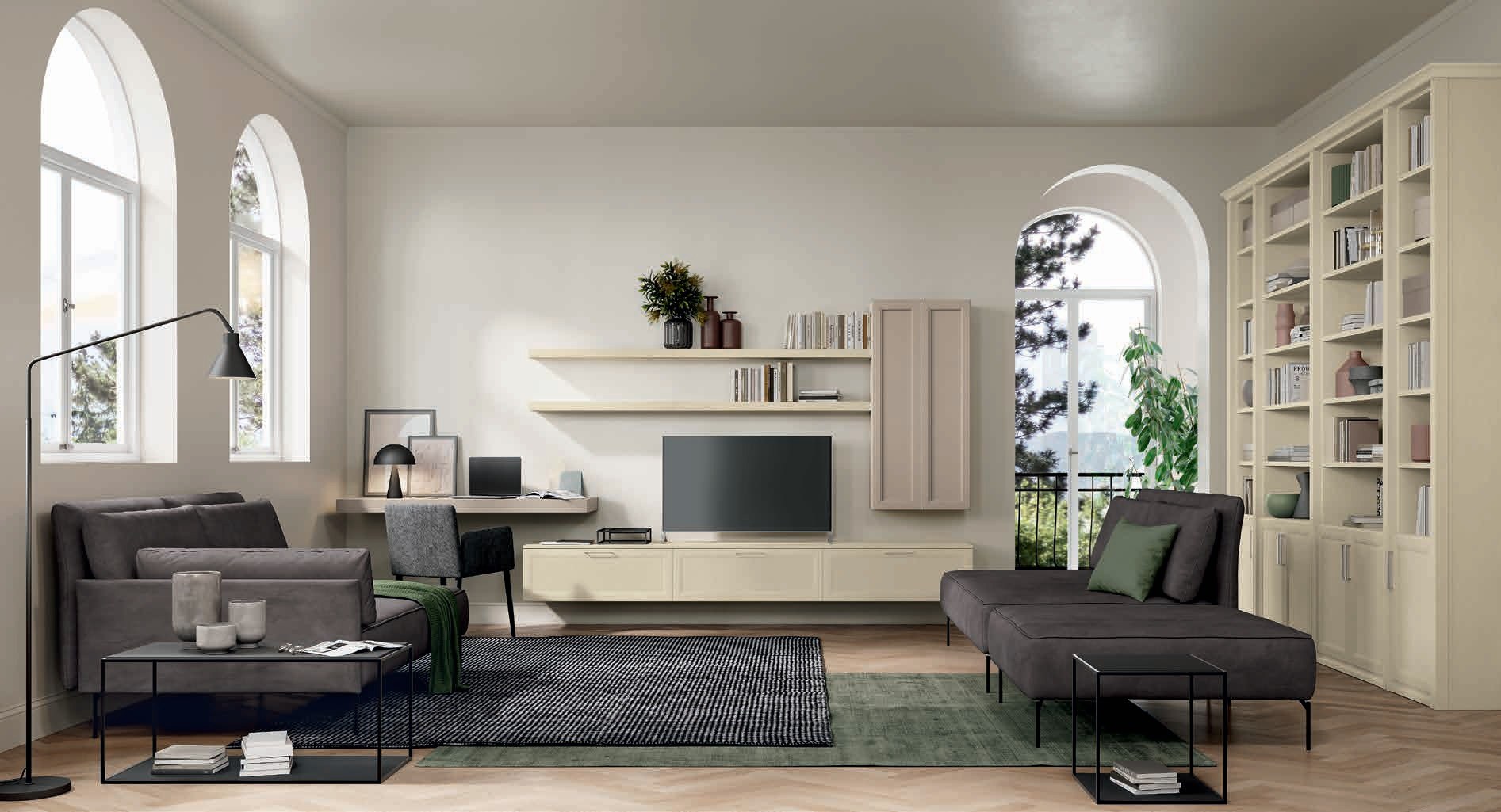 Febal Casa Arcadia Mezzogiorno Moderno · AS004 — living room furniture, view 1