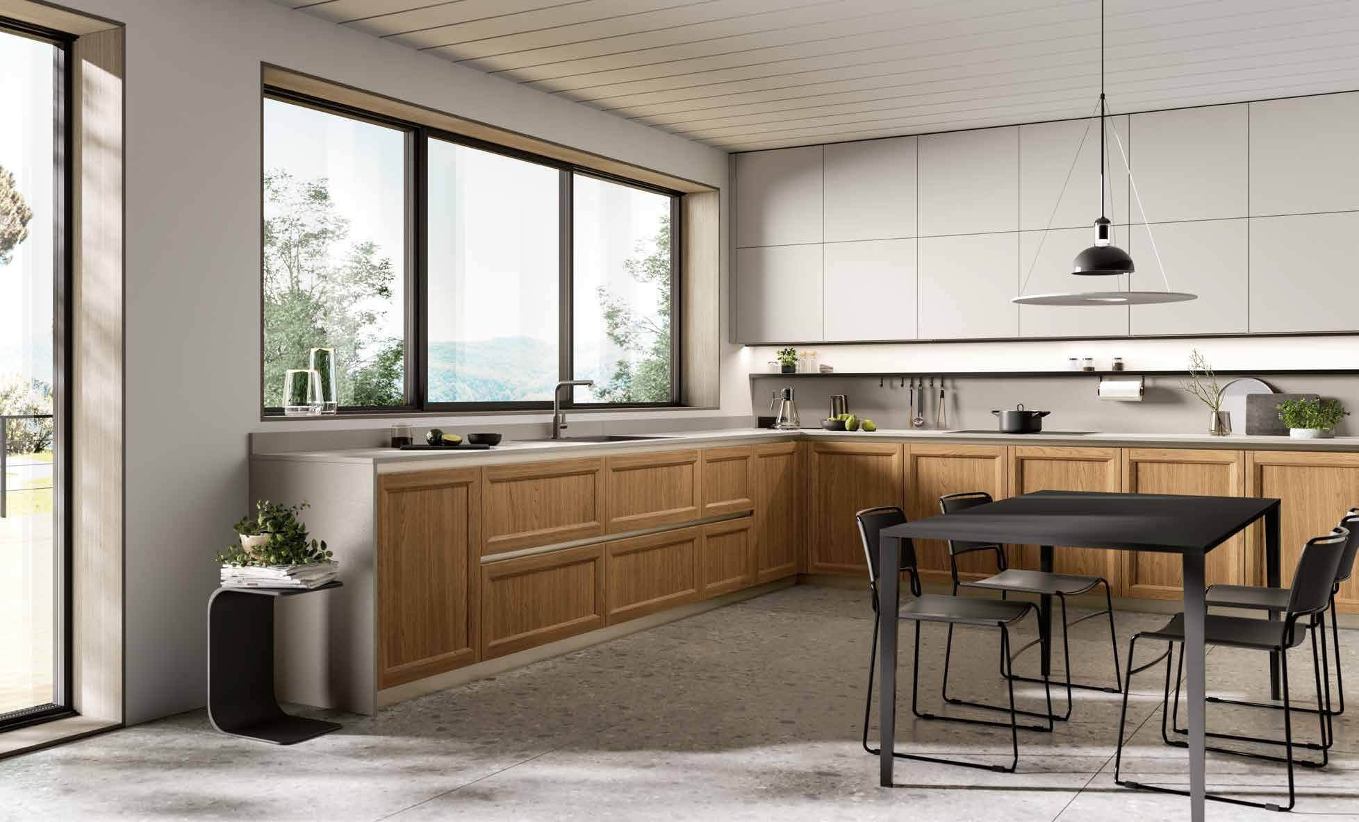 Febal Casa Origina Telaio Legno 03 · Rovere Naturale — Τραπεζαρία