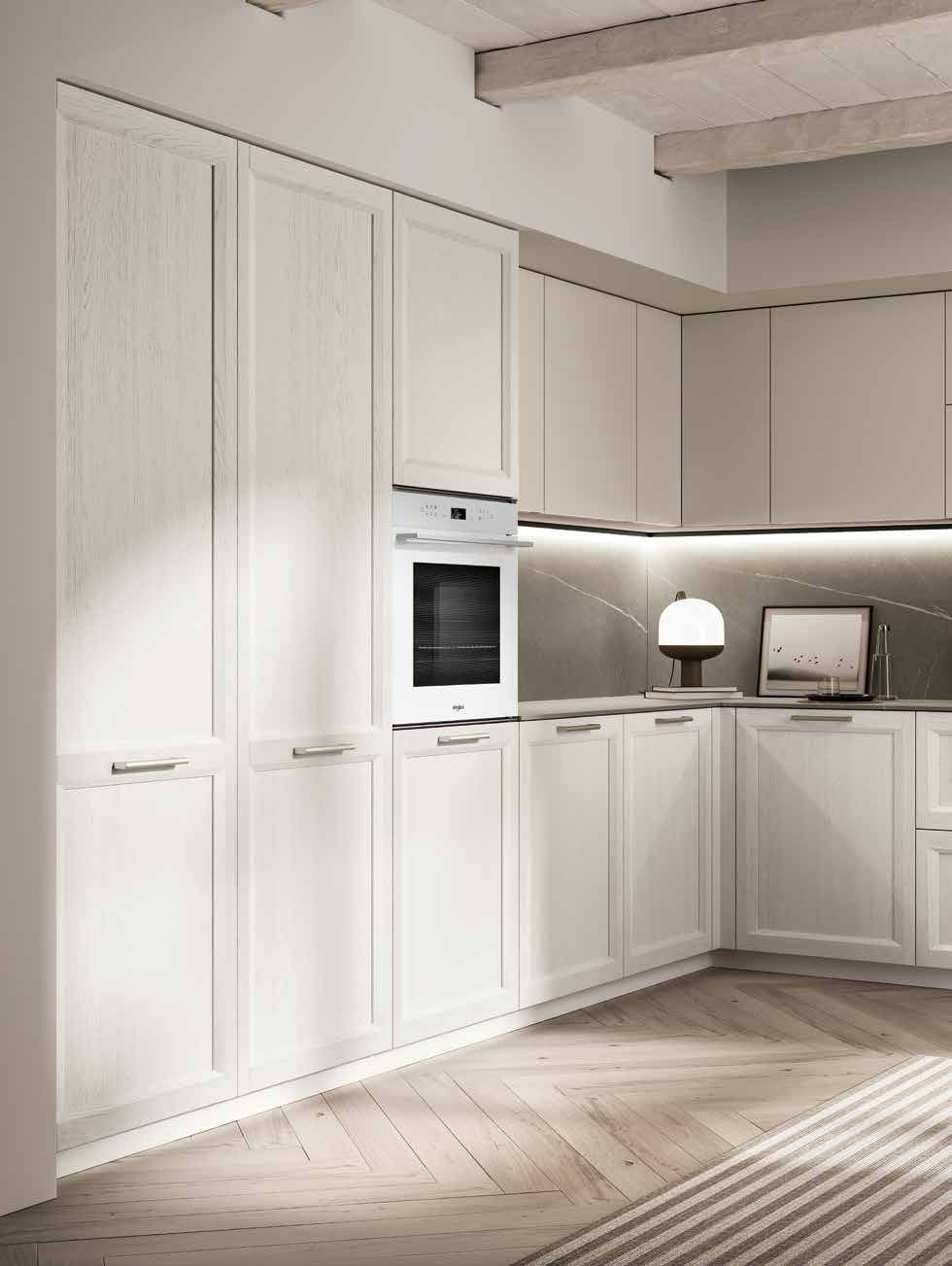 Febal Casa Origina Telaio Legno 04 · Bianco — Γενική άποψη