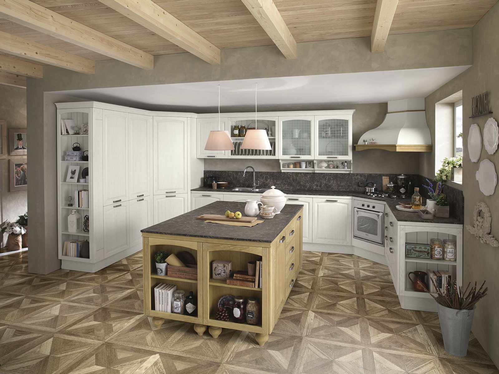 Febal Casa Gala 04 · Bianco & Rovere — Γενική άποψη