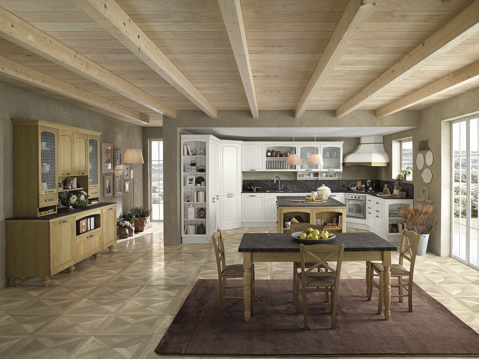 Febal Casa Gala 04 · Bianco & Rovere — Γενική άποψη