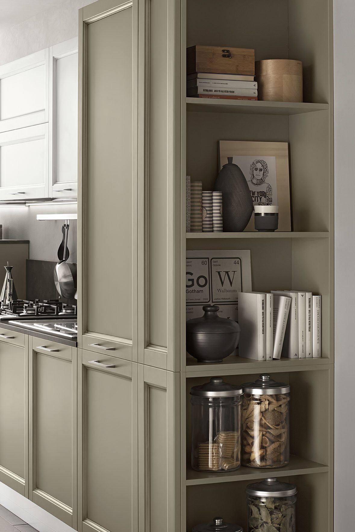 Febal Casa Sinfonia 05 · Tortora — Shelving Column