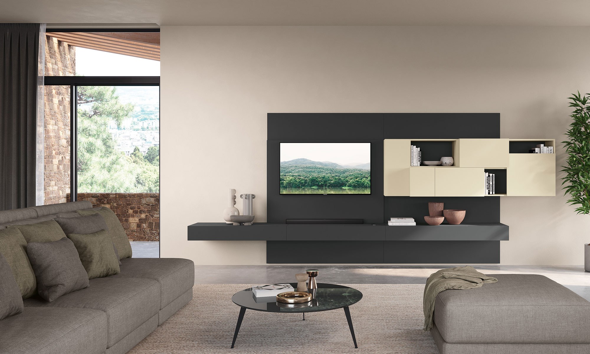 Febal Casa Febal Giorno · Diciotto — έπιπλα καθιστικού, άποψη 3