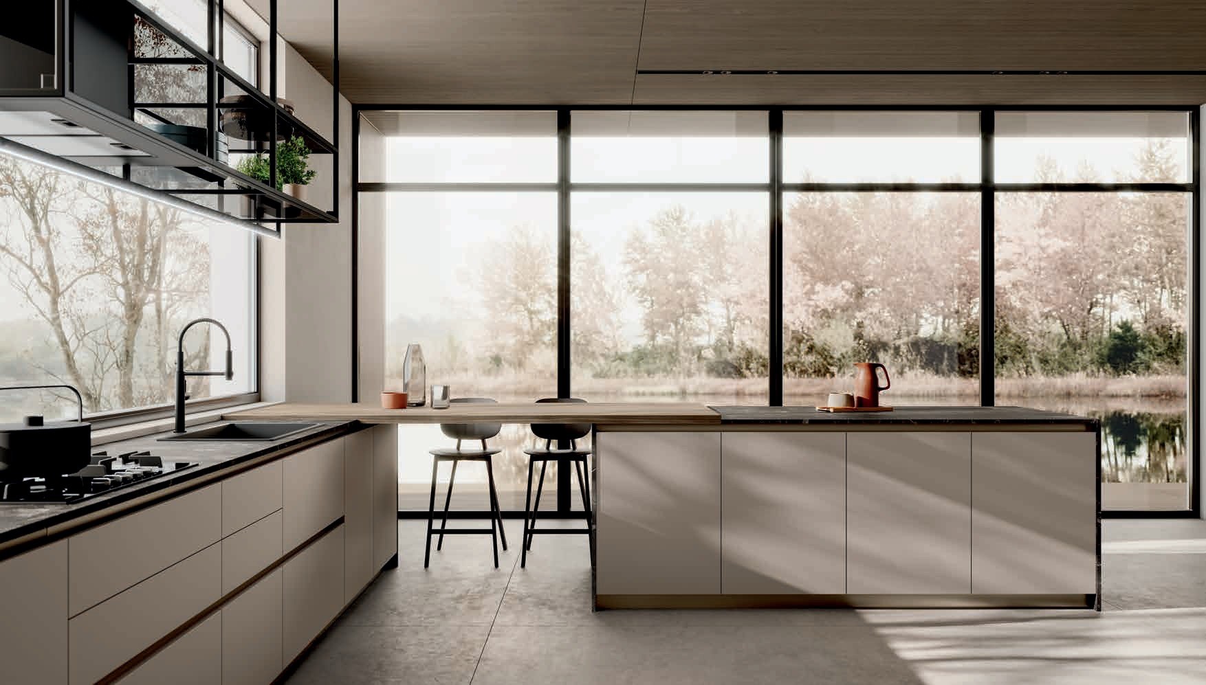 Febal Casa Modula 03 · Beige & Senape — Γενική άποψη