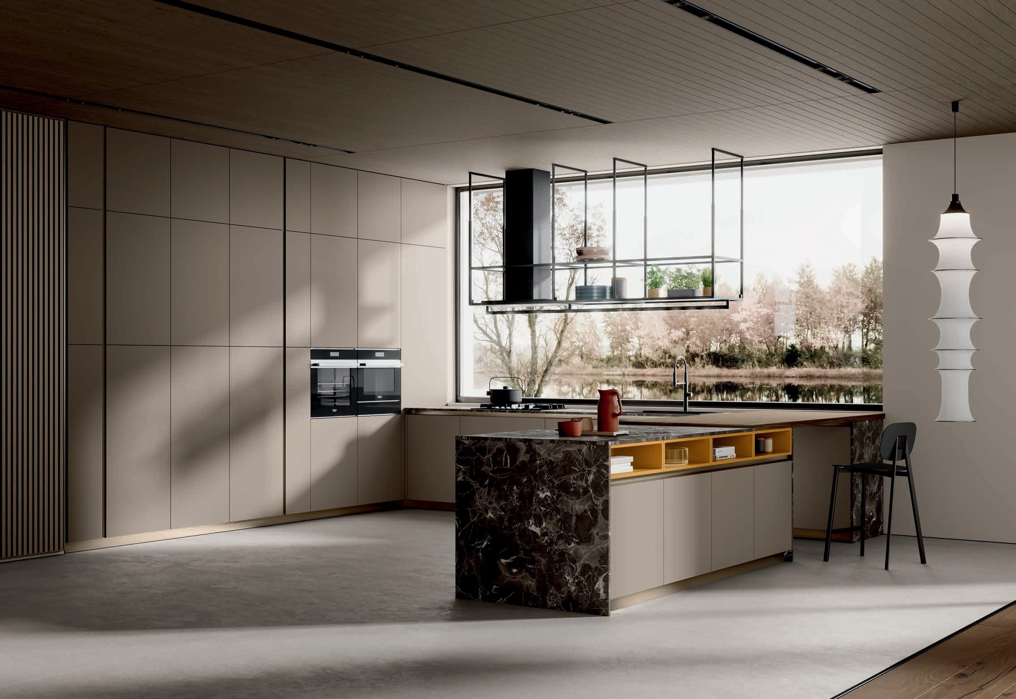 Febal Casa Modula 03 · Beige & Senape — Γενική άποψη