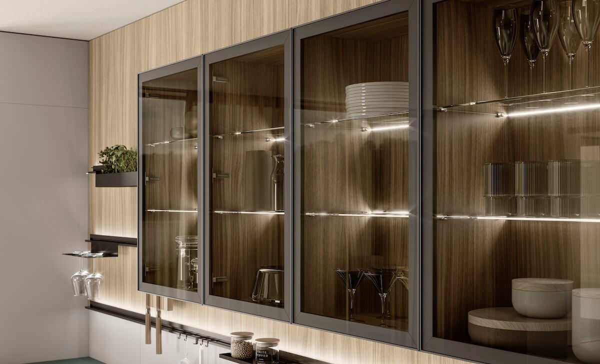 Febal Casa Modula 04 · Green Alga — Βιτρίνες