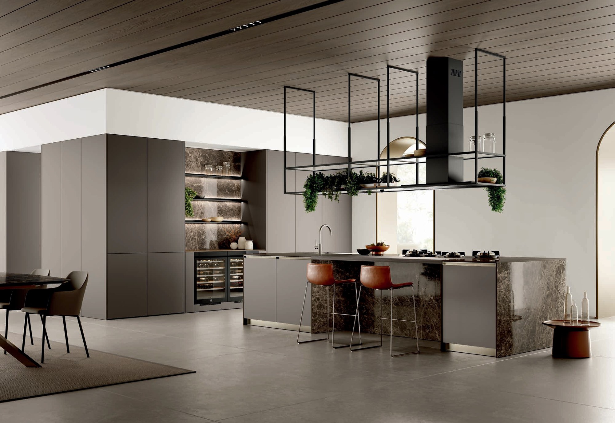 Febal Casa Modula 10 · Grigio Piombo & Champagne — Γενική άποψη