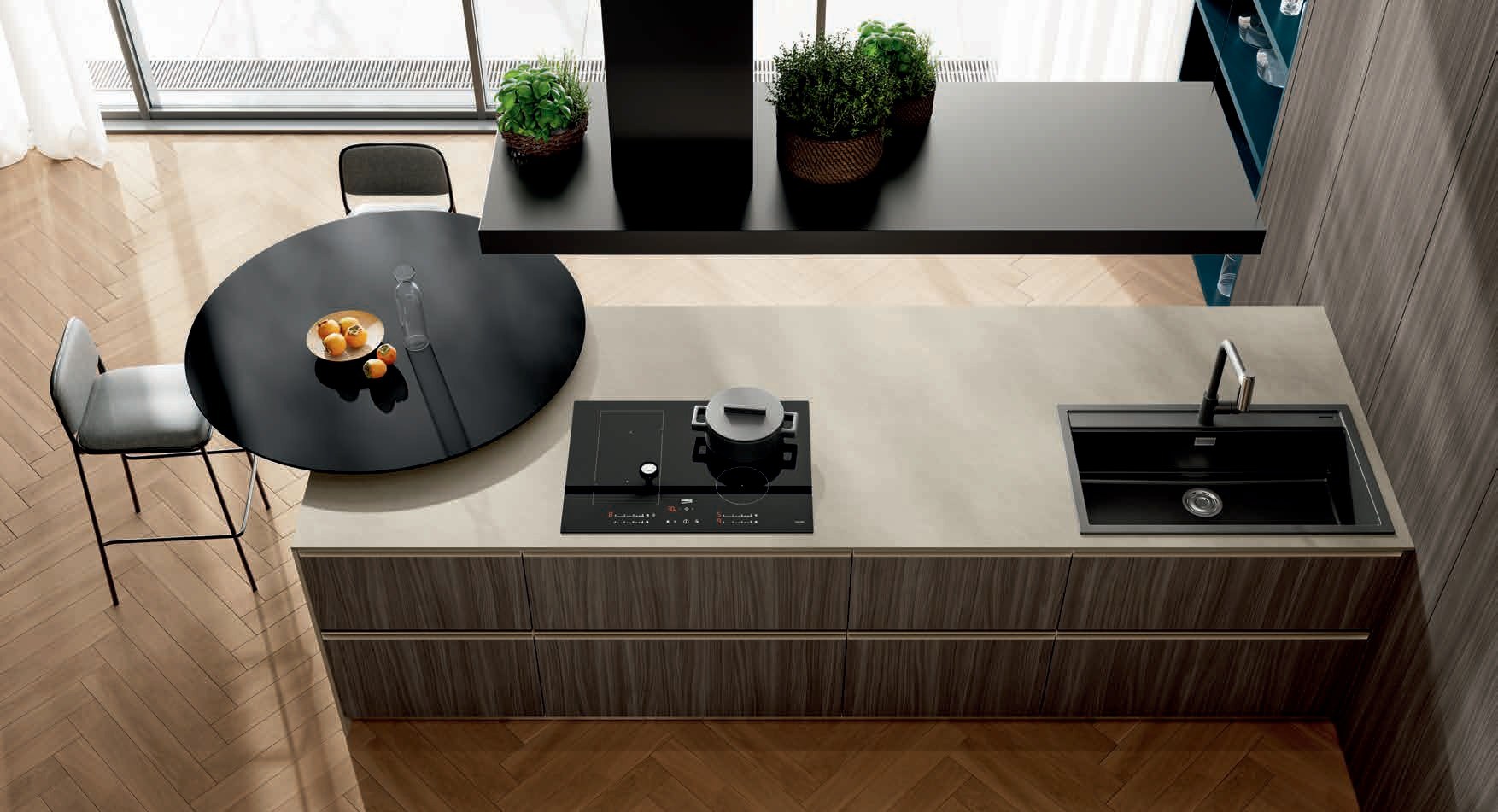 Febal Casa Modula 11 · Rovere Asiatico & Blu Notte — Γενική άποψη