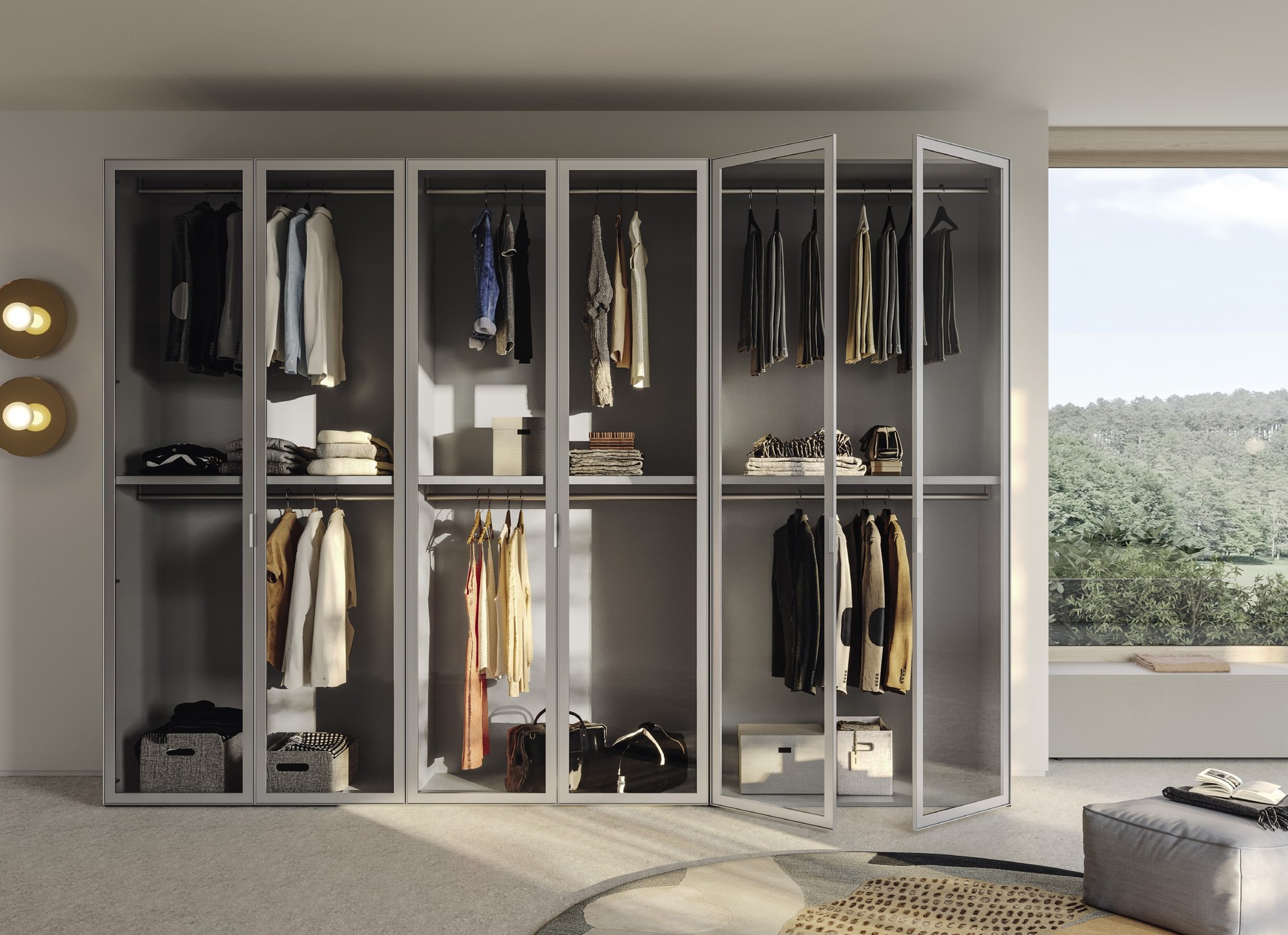 Febal Casa Momenti Wardrobes · Hinged (Battente) — wardrobe, view 14