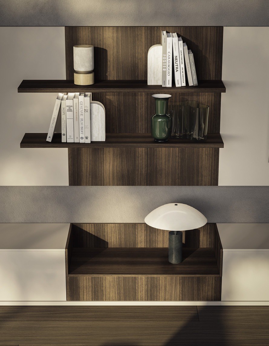 Febal Casa Momenti Living · Duplex — Ανοιχτά ράφια