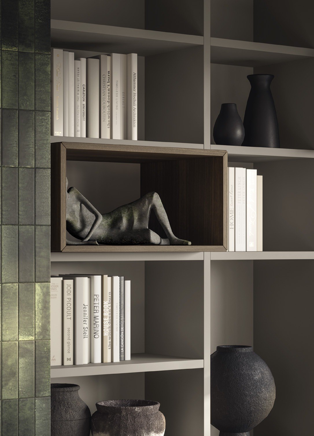 Febal Casa Momenti Living · Duplex — Ανοιχτά ράφια