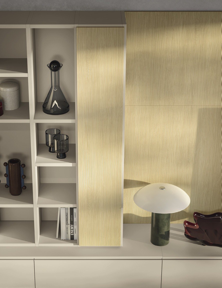 Febal Casa Momenti Living · Duplex — Ανοιχτά ράφια