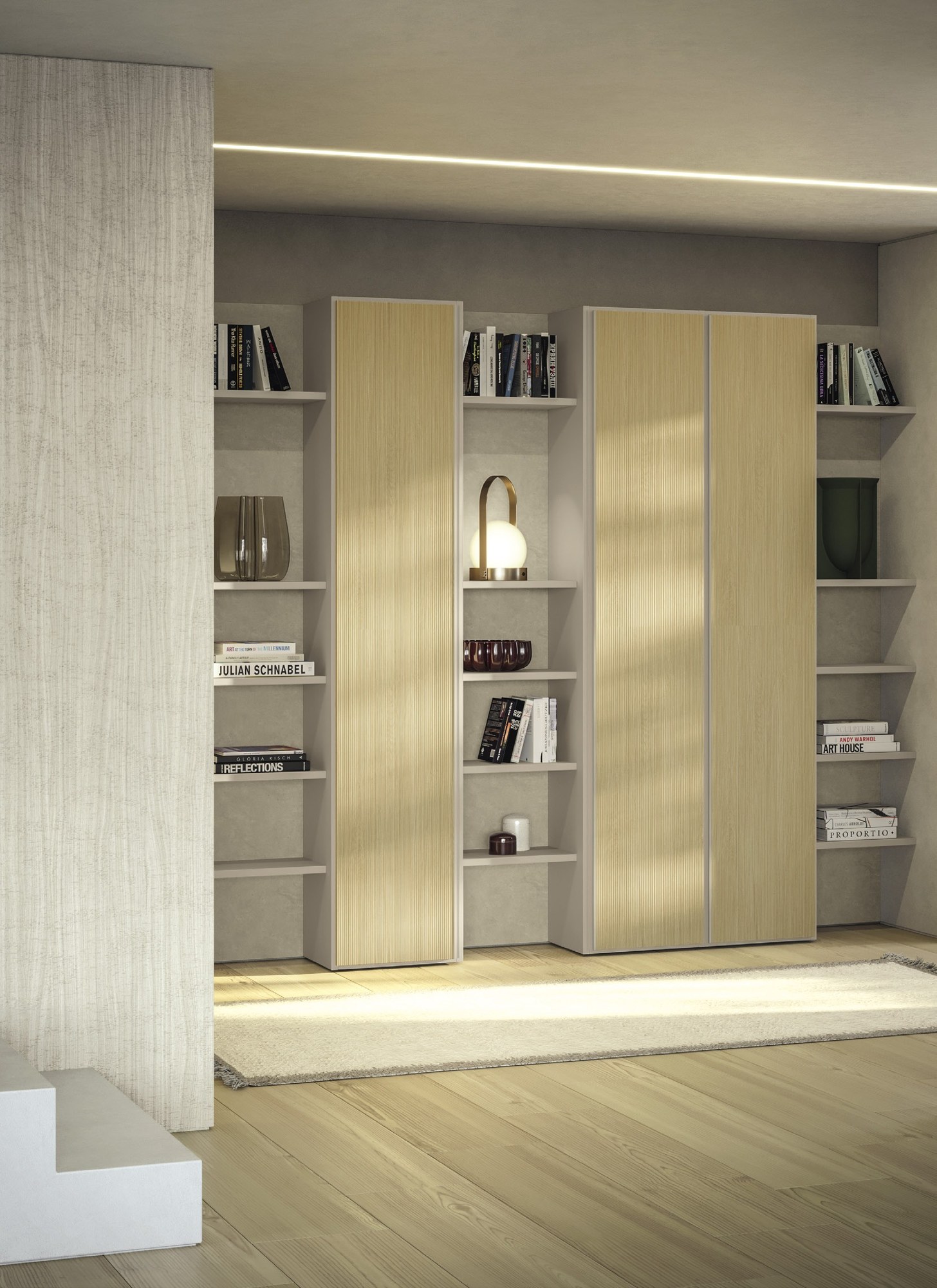 Febal Casa Momenti Living · Duplex — Ανοιχτά ράφια