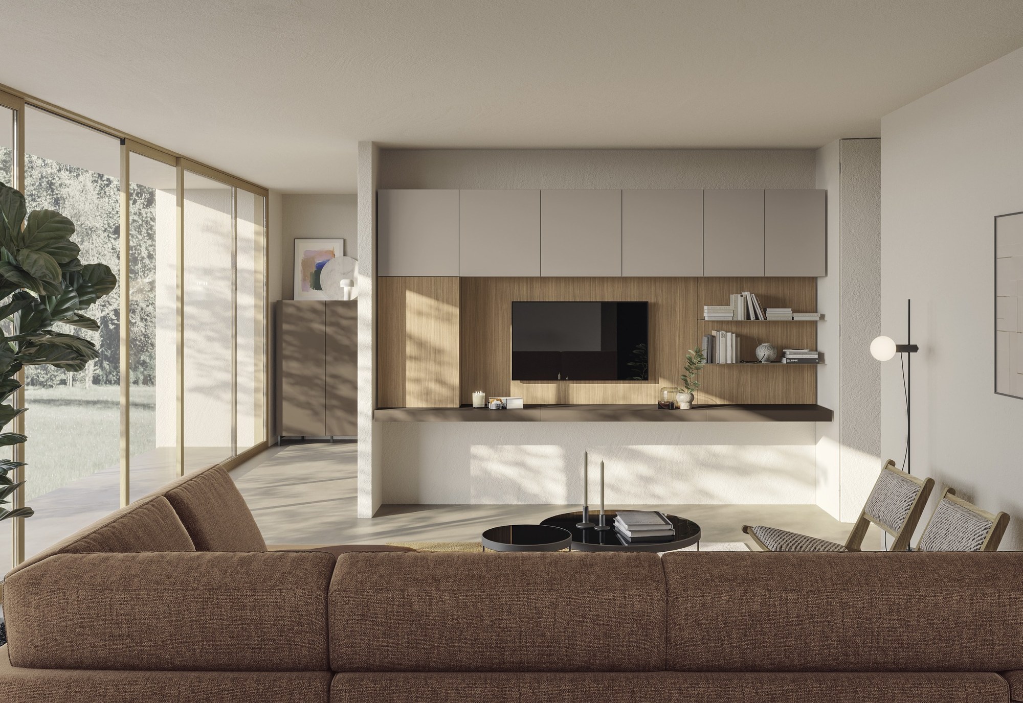 Febal Casa Momenti Living · Habitat Giovane — έπιπλα καθιστικού, άποψη 2