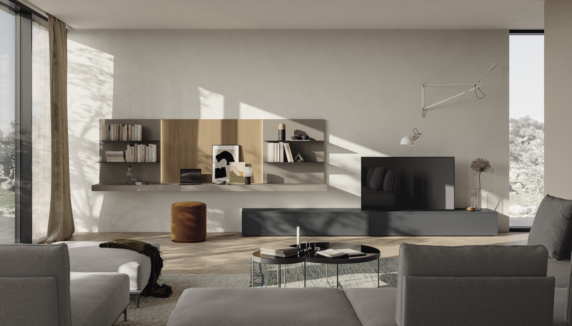 Febal Casa Momenti Living · Habitat Giovane — έπιπλα καθιστικού, άποψη 6