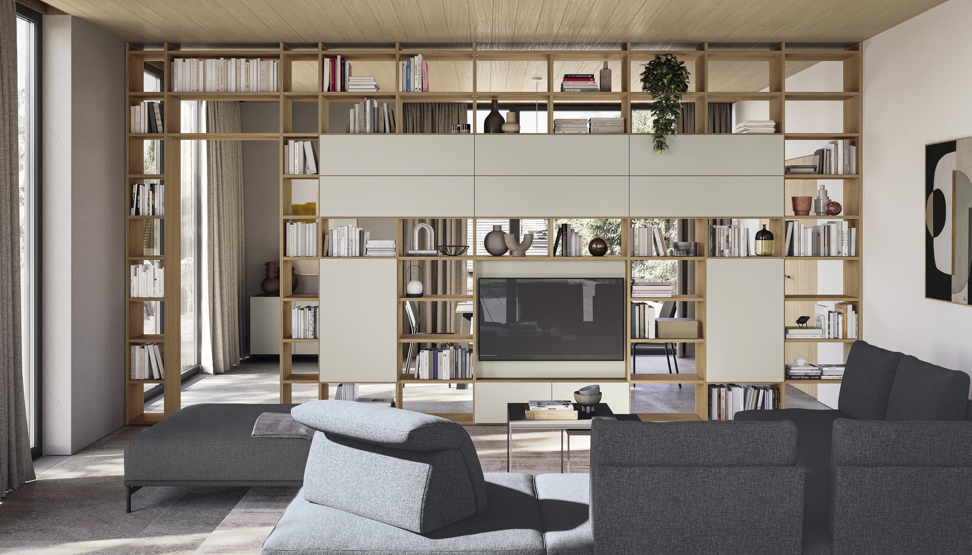 Febal Casa Momenti Living · Habitat Giovane — έπιπλα καθιστικού, άποψη 8
