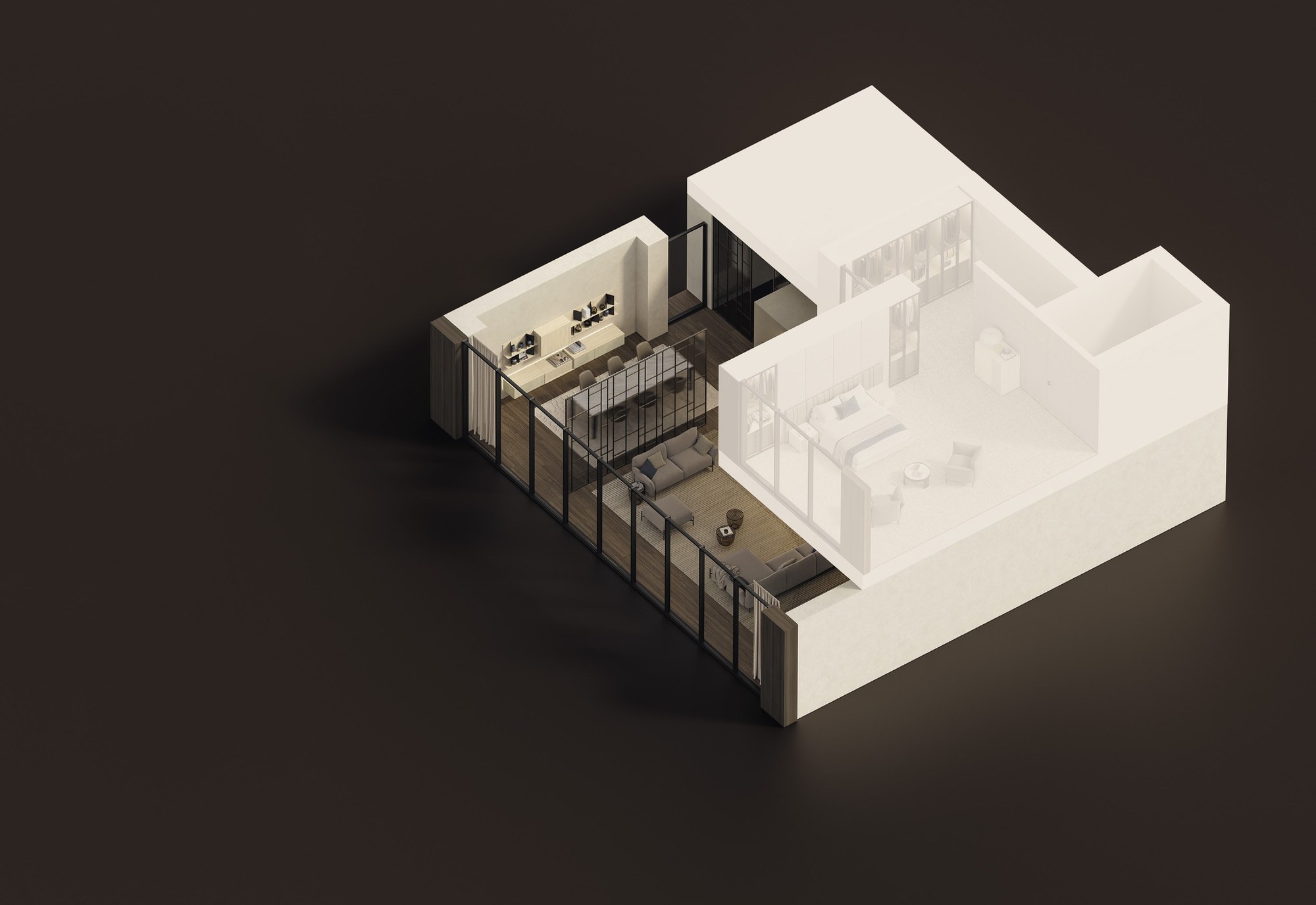 Febal Casa Momenti Living · La Villa — έπιπλα καθιστικού, άποψη 2