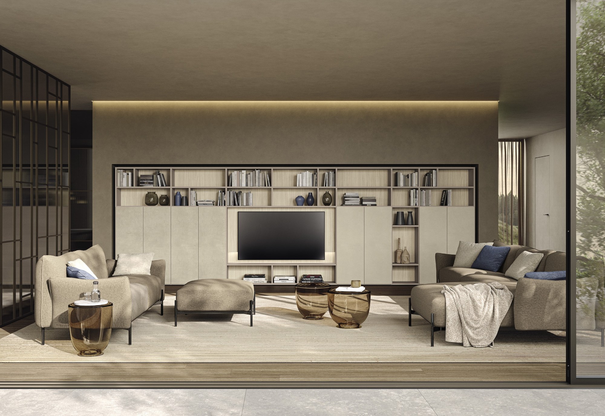 Febal Casa Momenti Living · La Villa — έπιπλα καθιστικού, άποψη 4