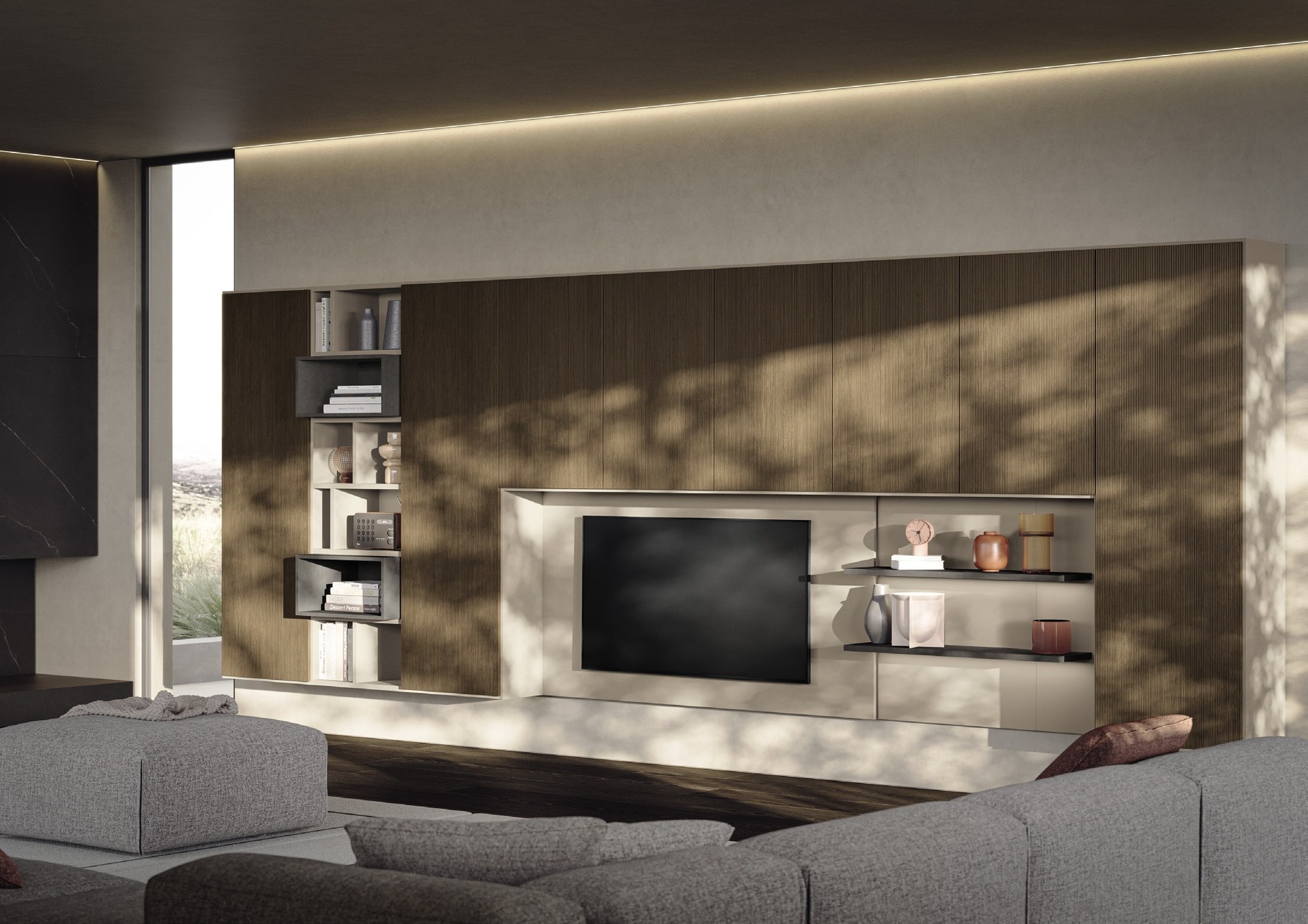 Febal Casa Momenti Living · La Villa — έπιπλα καθιστικού, άποψη 10