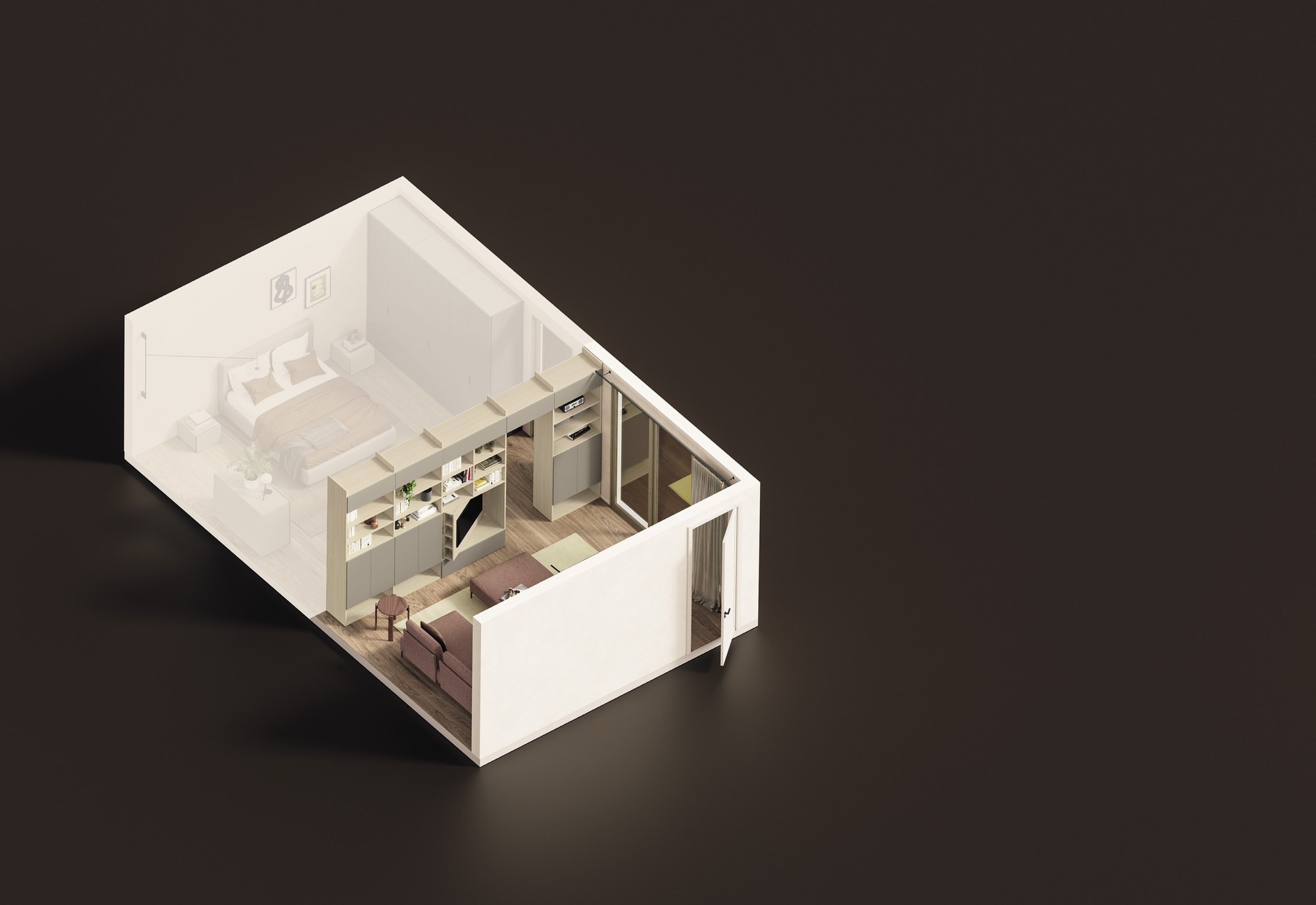 Febal Casa Momenti Living · Loft Essenziale