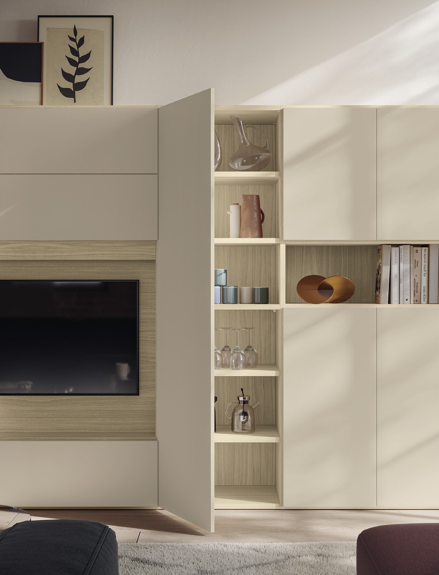 Febal Casa Momenti Living · Loft Essenziale — Στήλες & αποθήκευση
