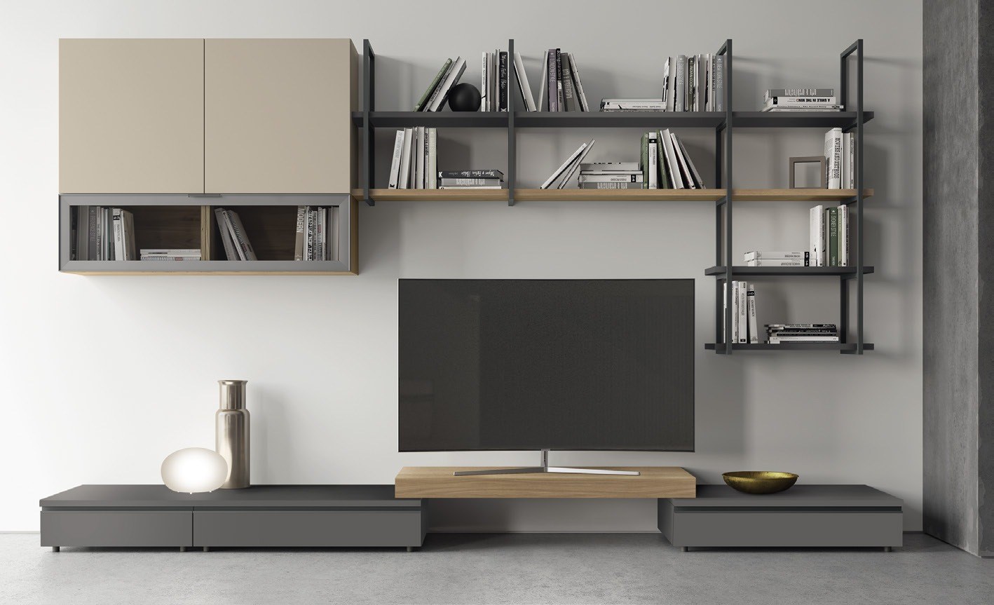Febal Casa Momenti Living · Loft Essenziale — έπιπλα καθιστικού, άποψη 8