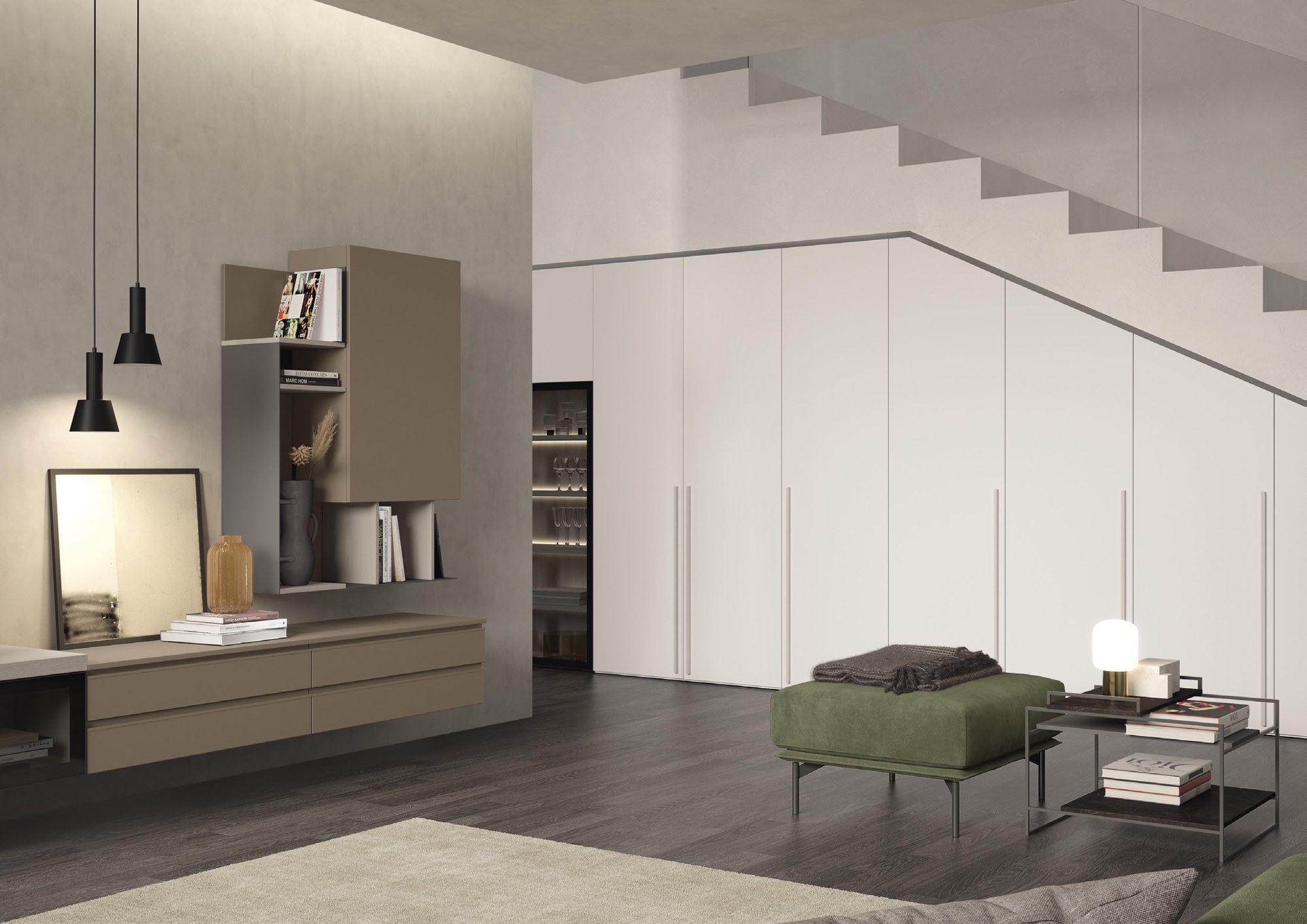 Febal Casa Momenti Living · Residenza Materica — έπιπλα καθιστικού, άποψη 10