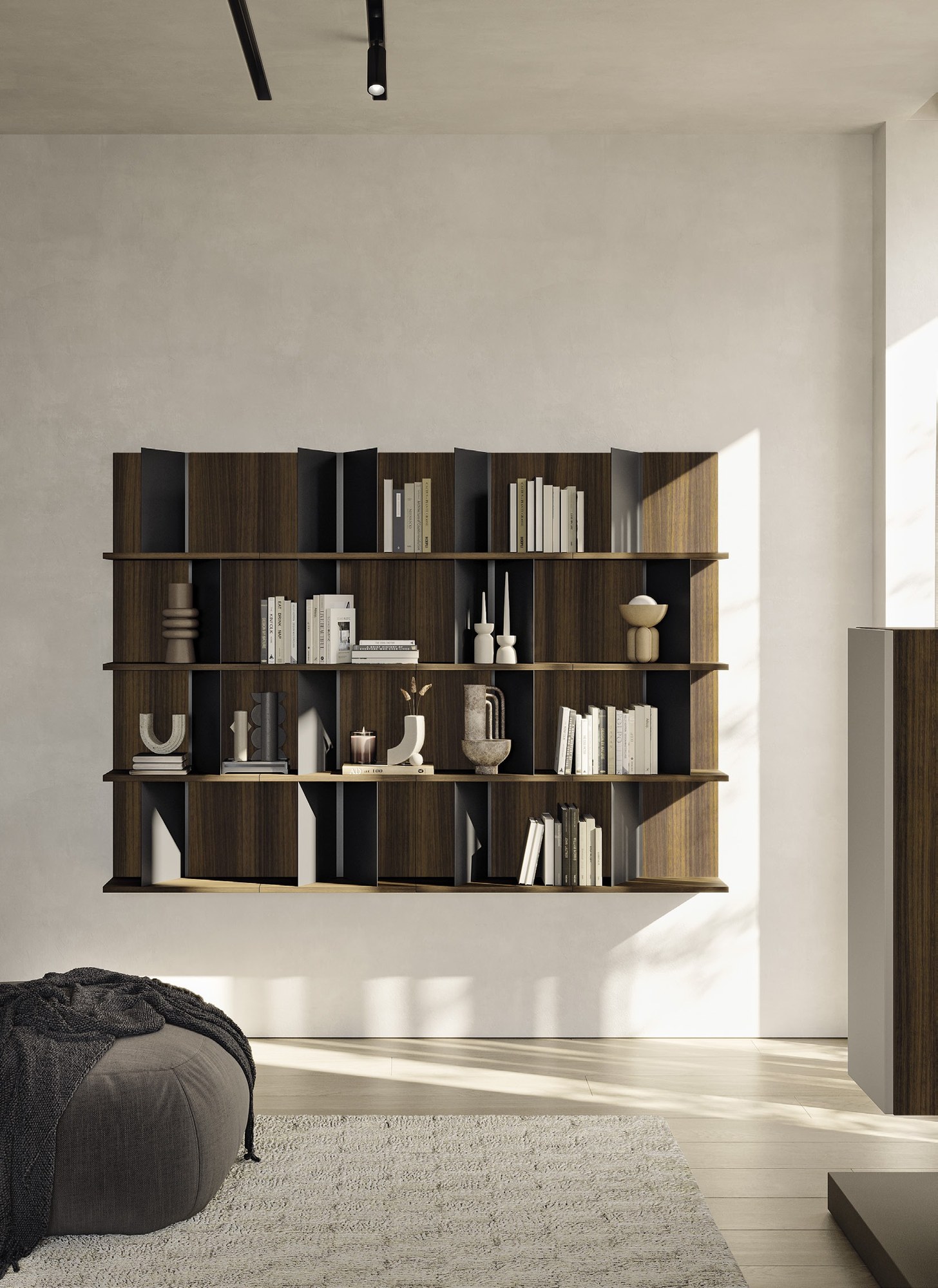 Febal Casa Momenti Living · Urban Loft — Ανοιχτά ράφια