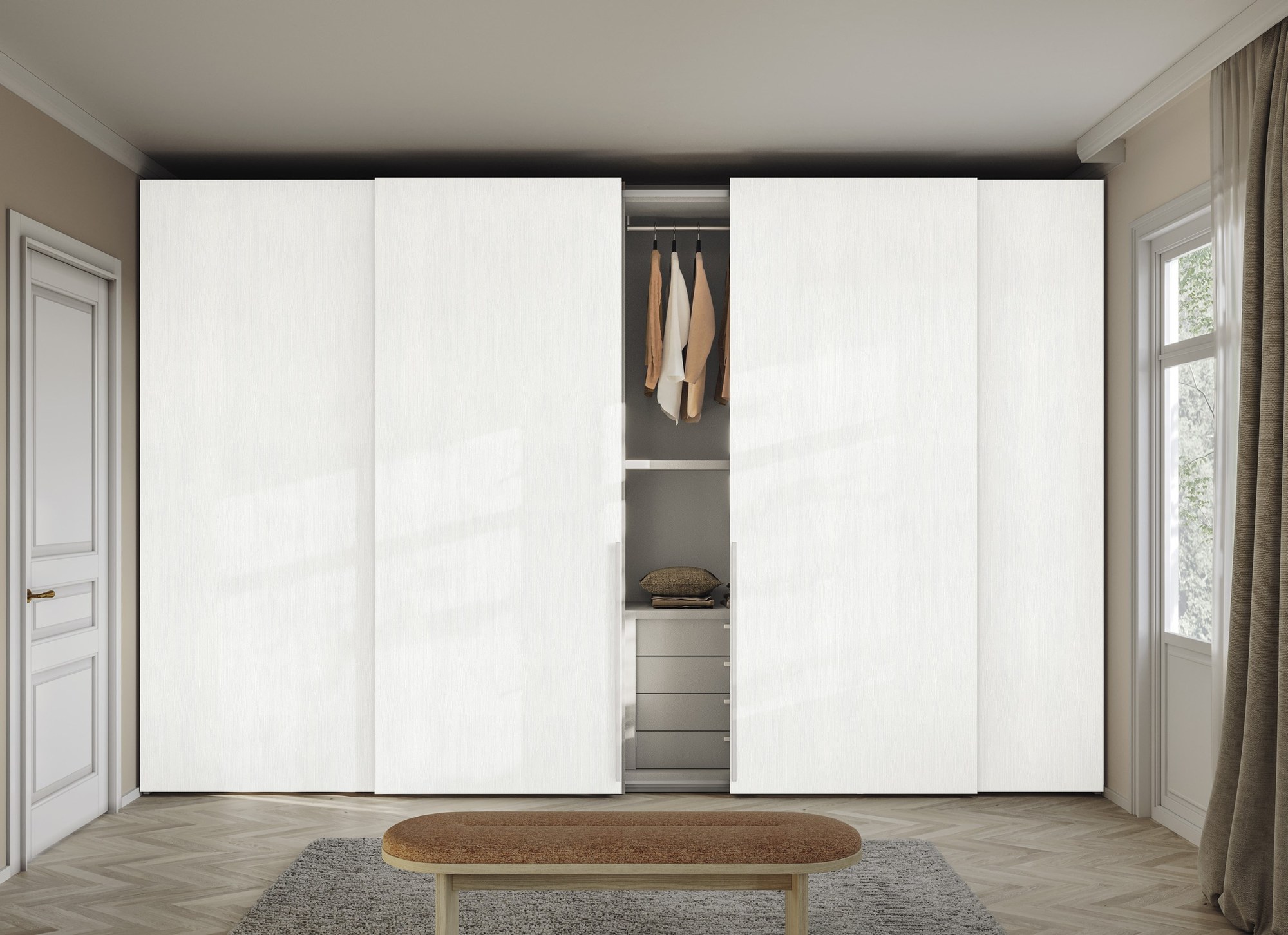 Febal Casa Momenti Wardrobes · Sliding (Scorrevole) — wardrobe, view 8