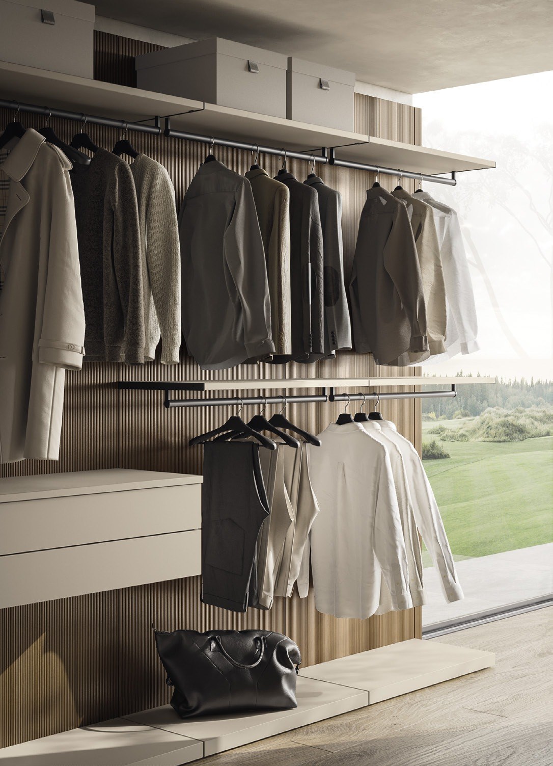 Febal Casa Momenti Walk-in · W101 — Ανοιχτά ράφια