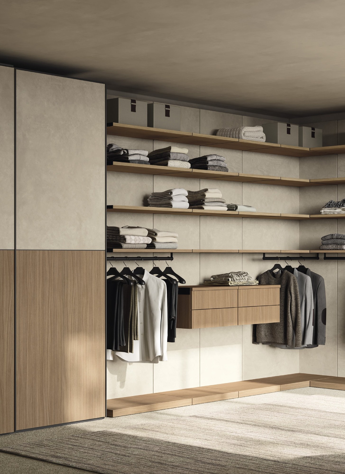 Febal Casa Momenti Walk-in · W102 — walk-in ντουλάπα, άποψη 2