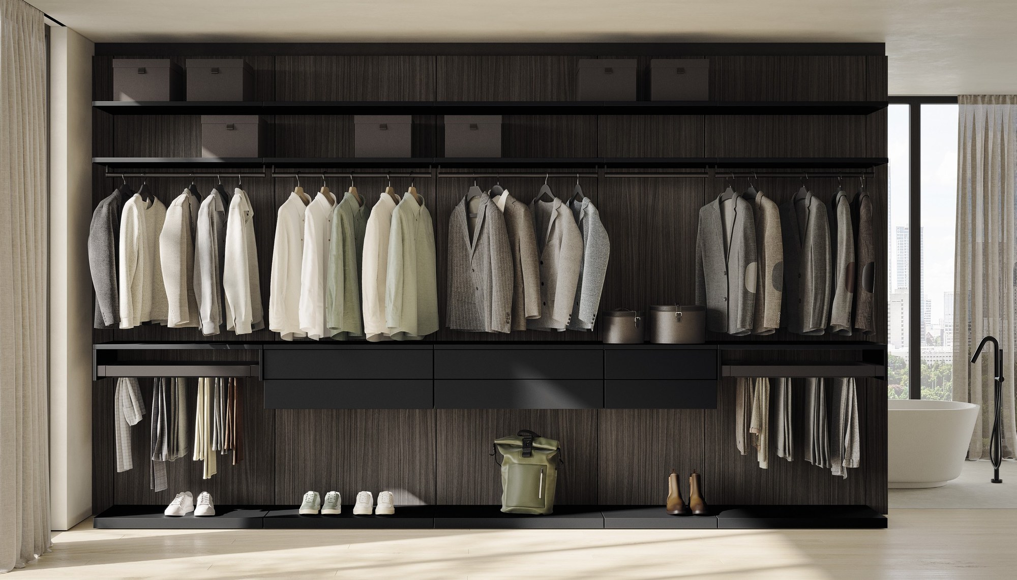 Febal Casa Momenti Walk-in · W103 — Ανοιχτά ράφια
