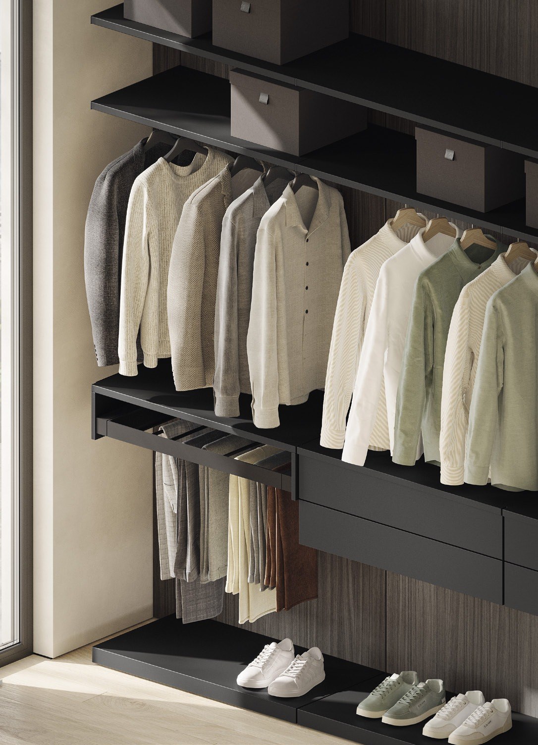 Febal Casa Momenti Walk-in · W103 — Ανοιχτά ράφια