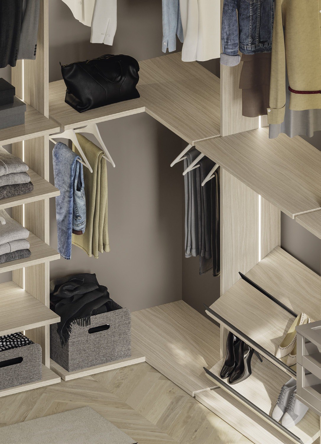Febal Casa Momenti Walk-in · W105 — Ανοιχτά ράφια