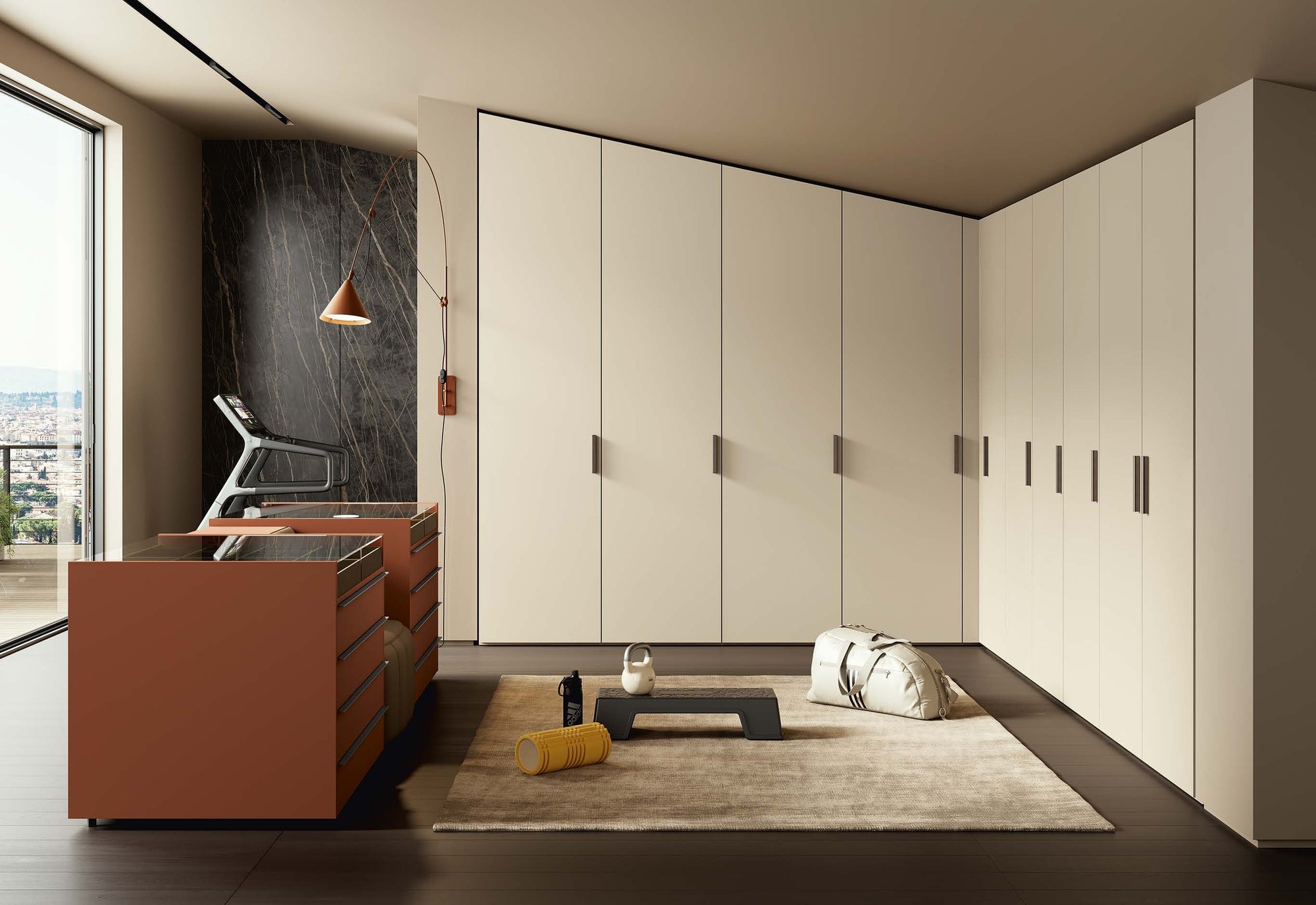 Febal Casa Walk-in wardrobe Pannello — walk-in wardrobe, view 2